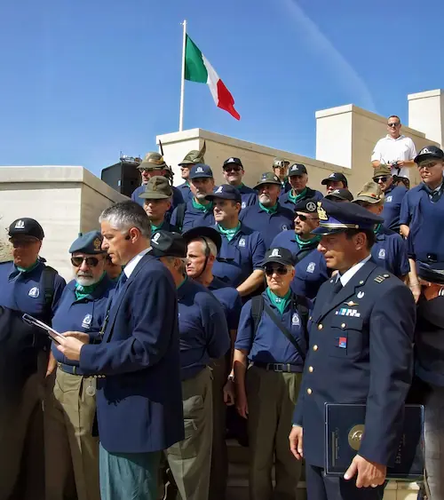 Ceremony at the Italian War Memorial and Cemetery in El Alamein