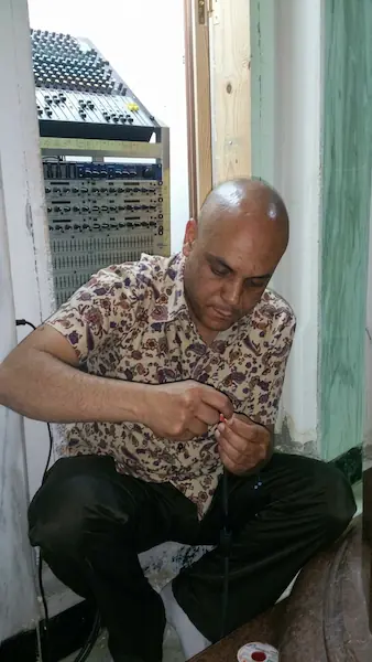 Saint Athanasius Coptic Orthodox Church, Alexandria, Egypt — speaker placement