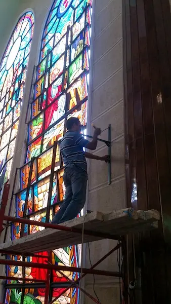 Saint Athanasius Coptic Orthodox Church, Alexandria, Egypt — system wiring